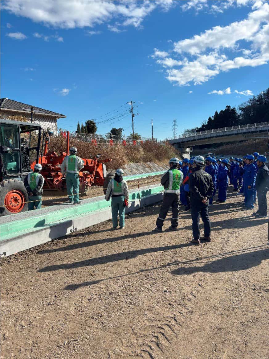 ICT施工の現場見学会