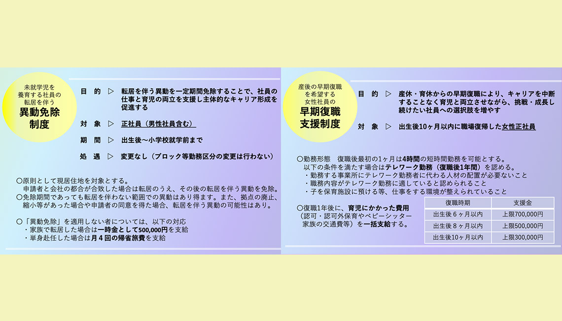 仕事と育児の両立を支援する2つの新制度スタート