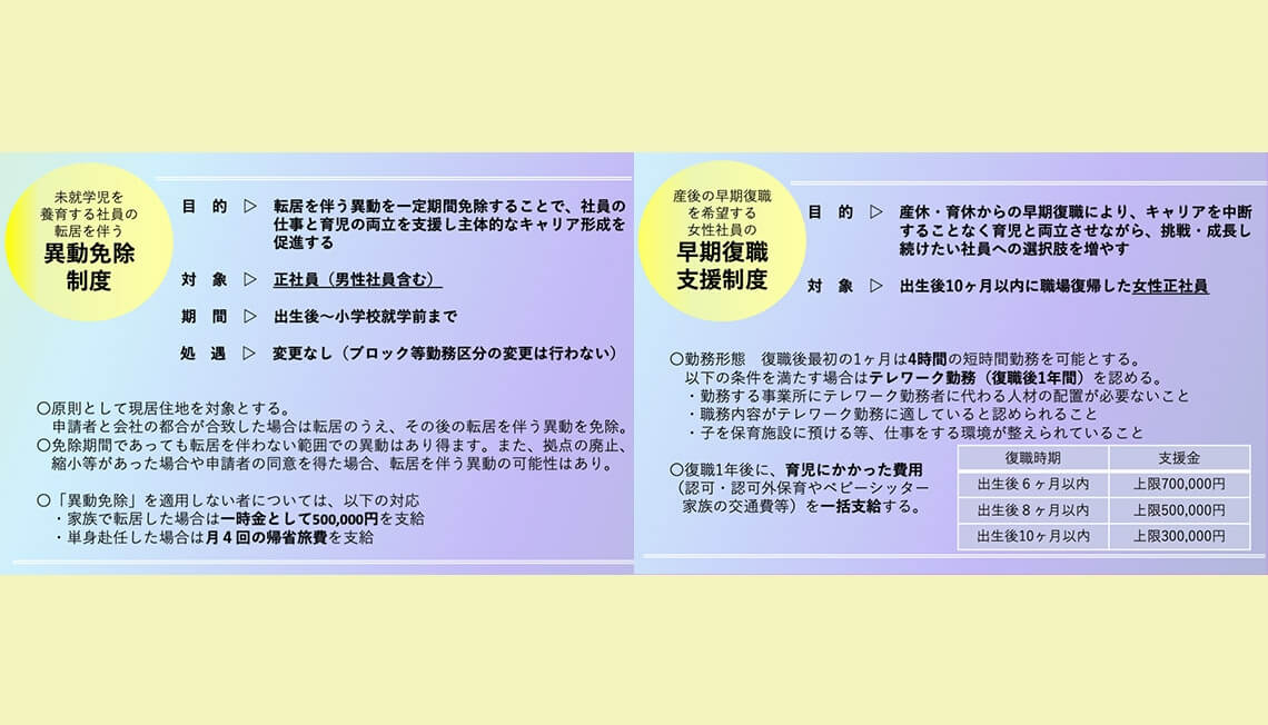 仕事と育児の両立を支援する2つの新制度スタート